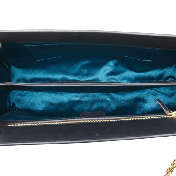 GUCCI Black Leather Shoulder Bag - Picture 10 of 13